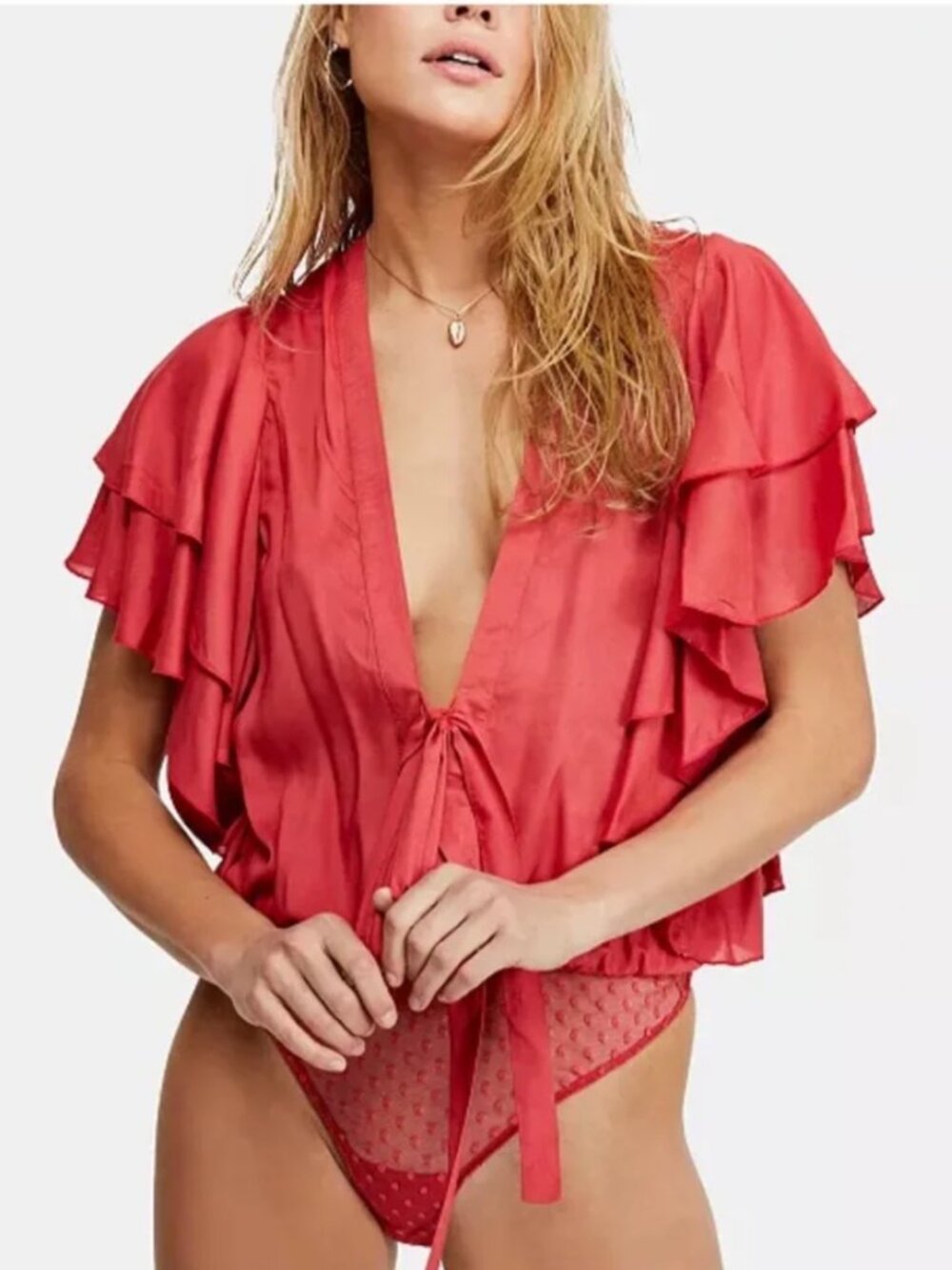 FREE PEOPLE CALL ME LATER BODYSUIT